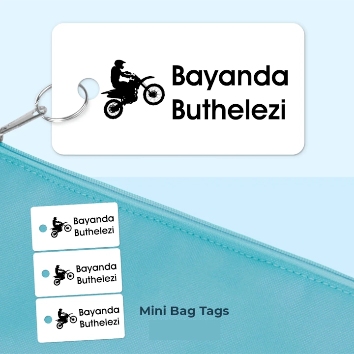 Mini Bag Tags (Set of 3)